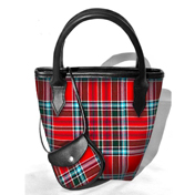 Handbag, Purse, Mini Iona Bucket Bag, MacBean, McBain Tartan